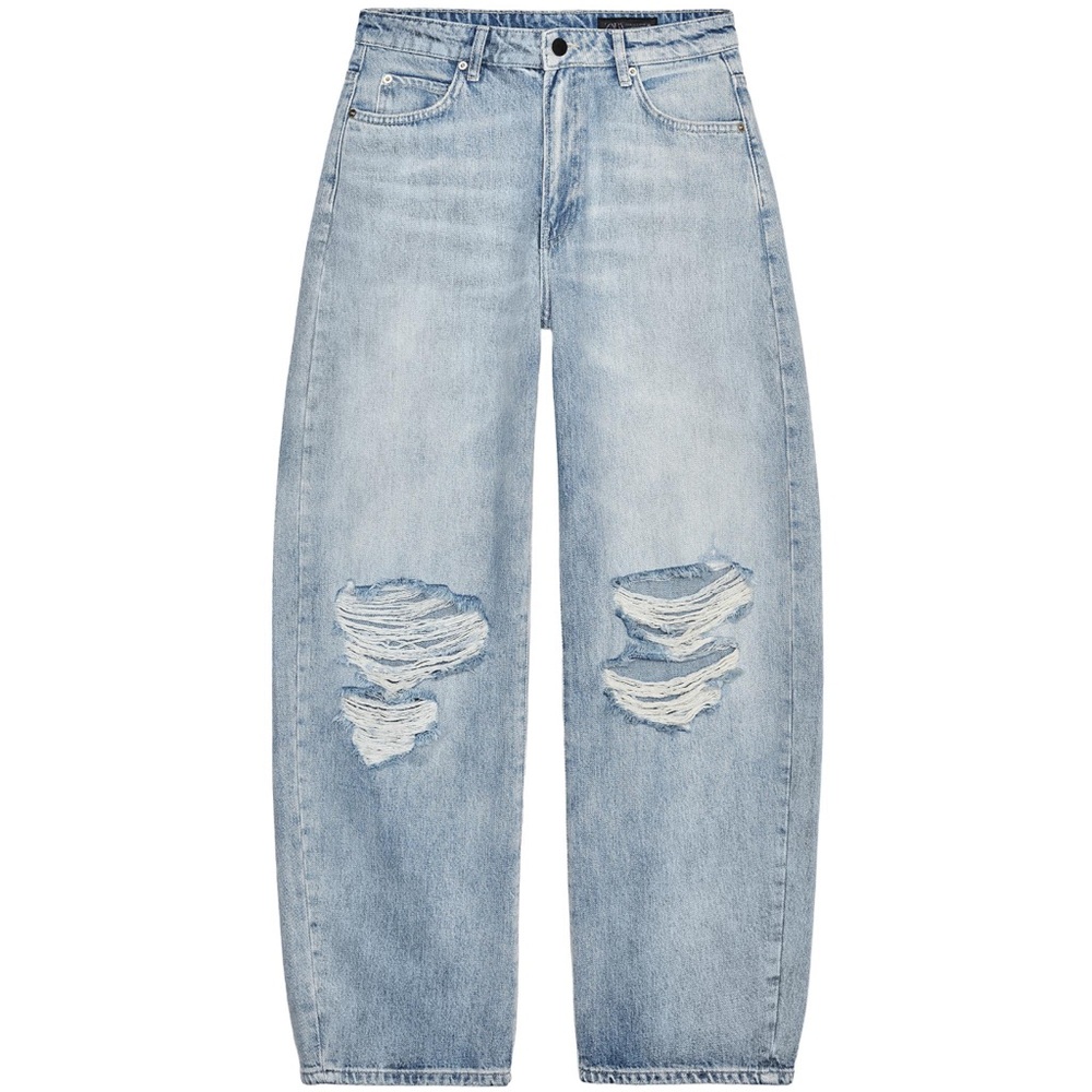 ZW COLLECTION BARREL HIGH WAIST JEANS